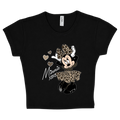cheetah minnie crop top
