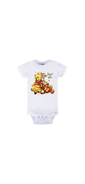 “stuck on you” baby onesie