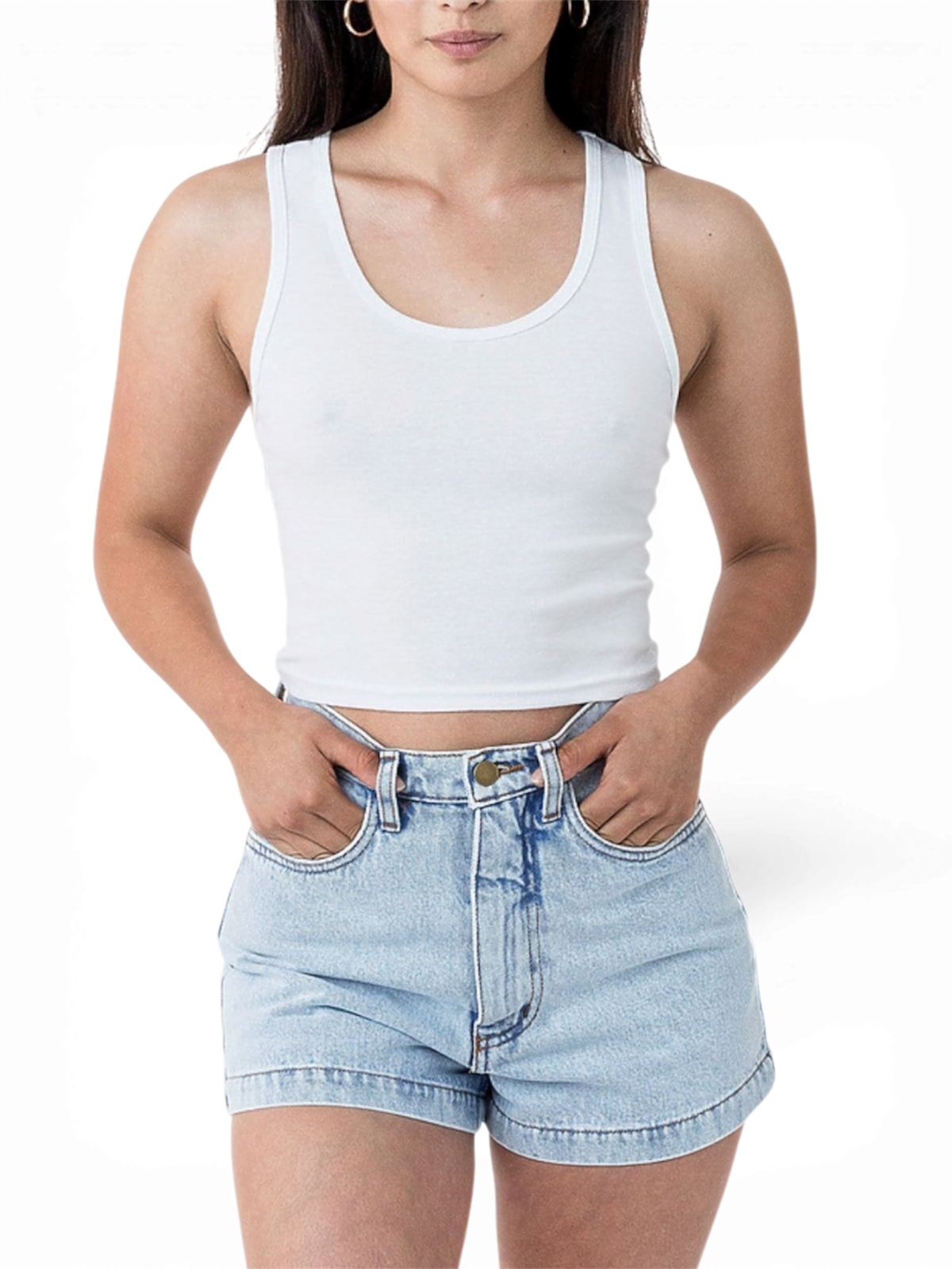 women’s crop tank top style