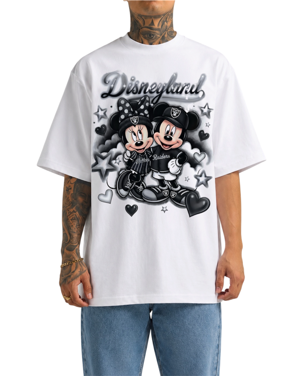 disney x raiders tee