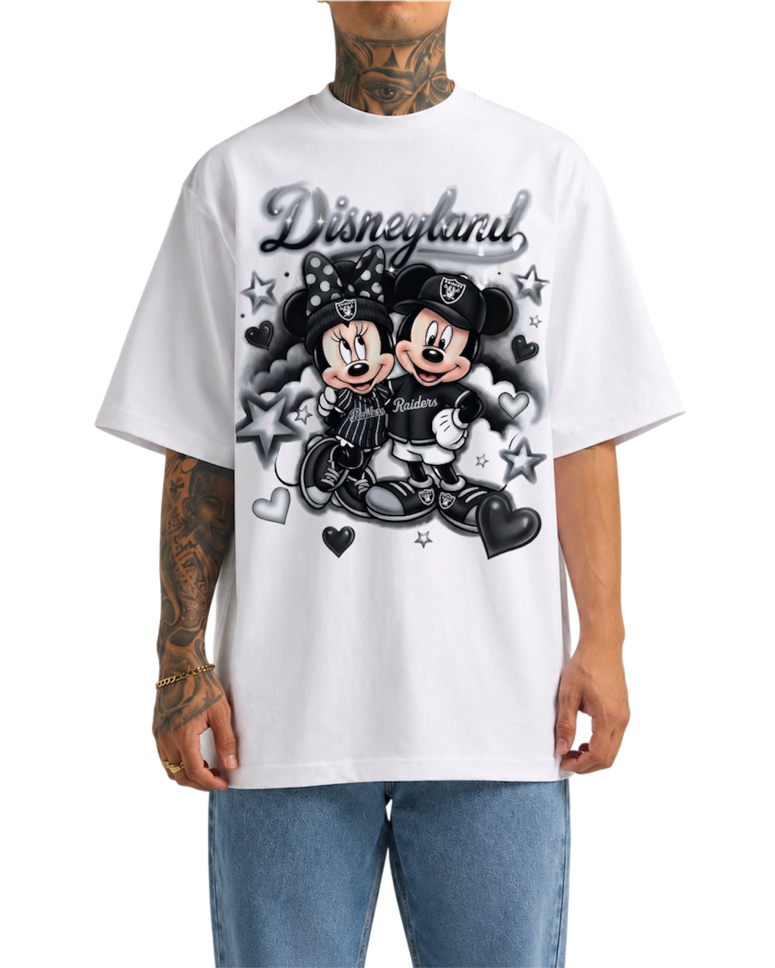disney x raiders tee