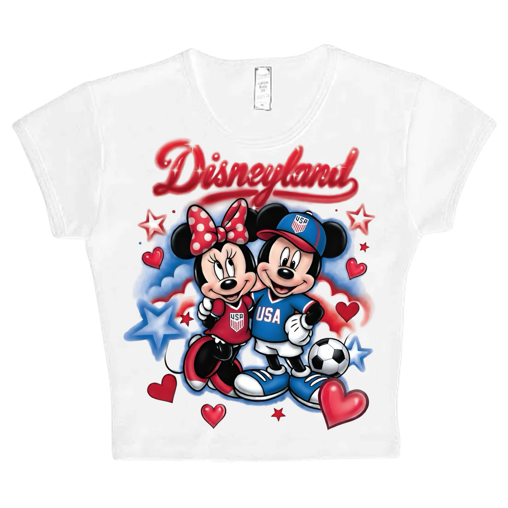 team usa crop top