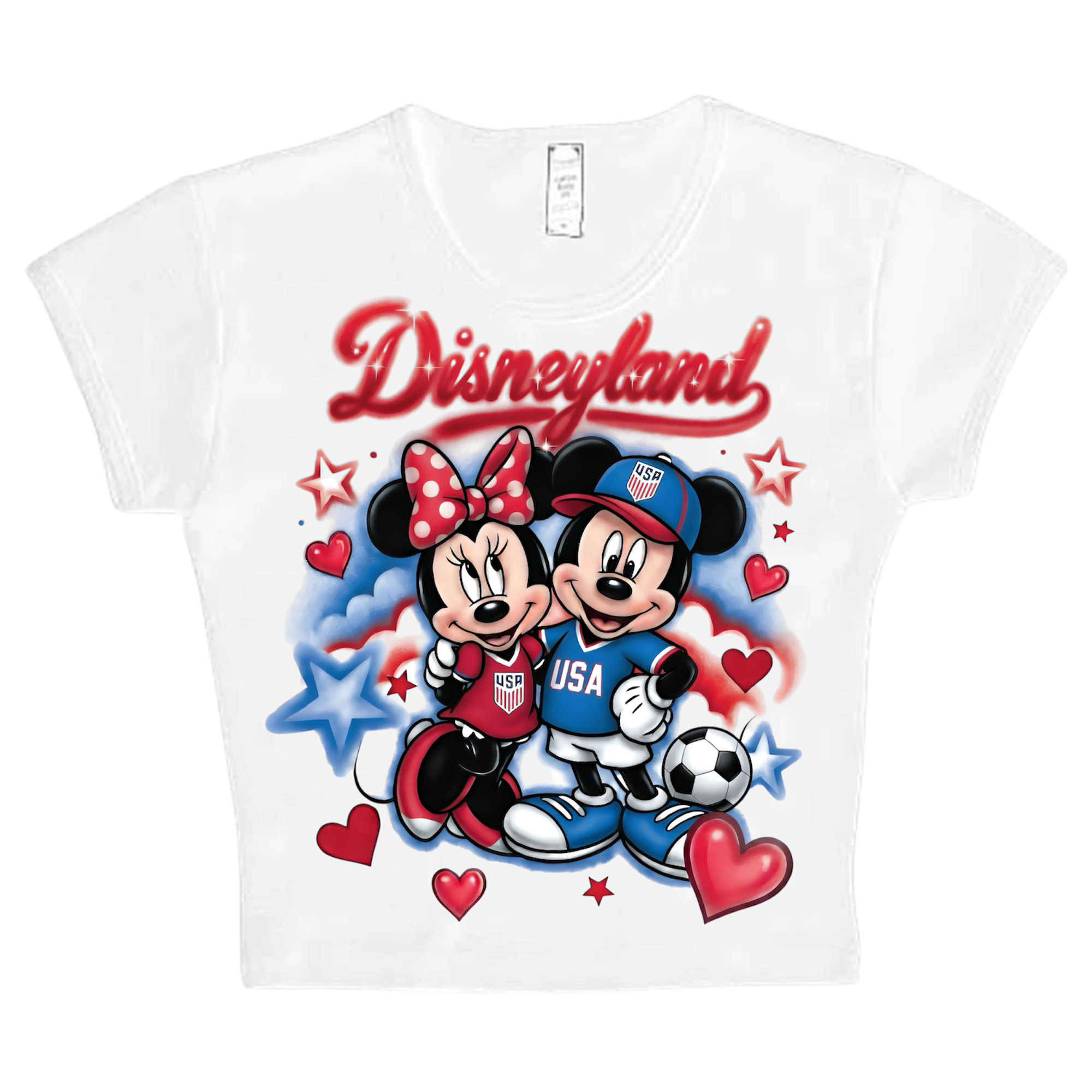 team usa crop top