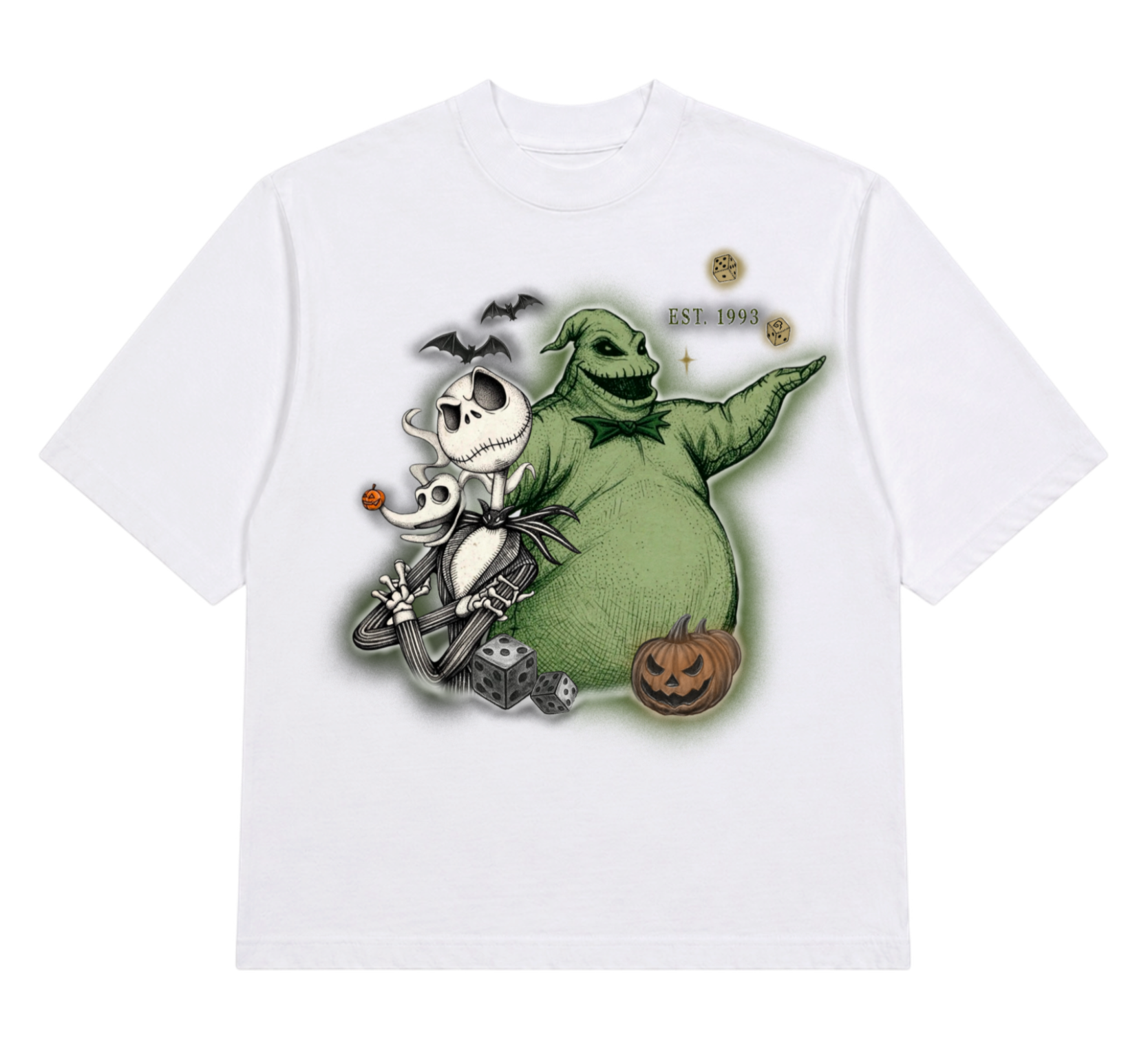 jack x oogie cropped tee