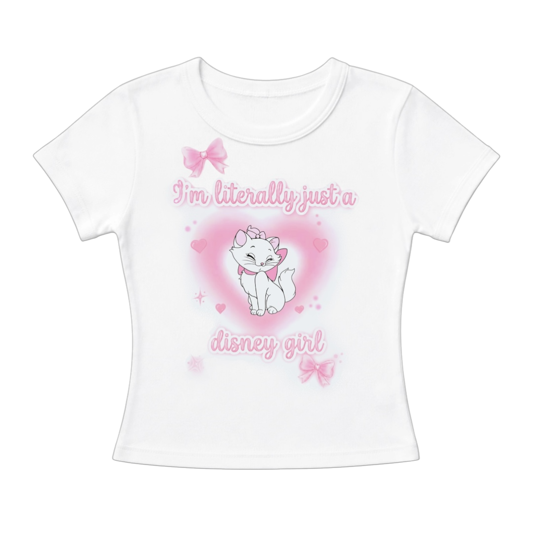 marie “disney girl” women’s fitted tee