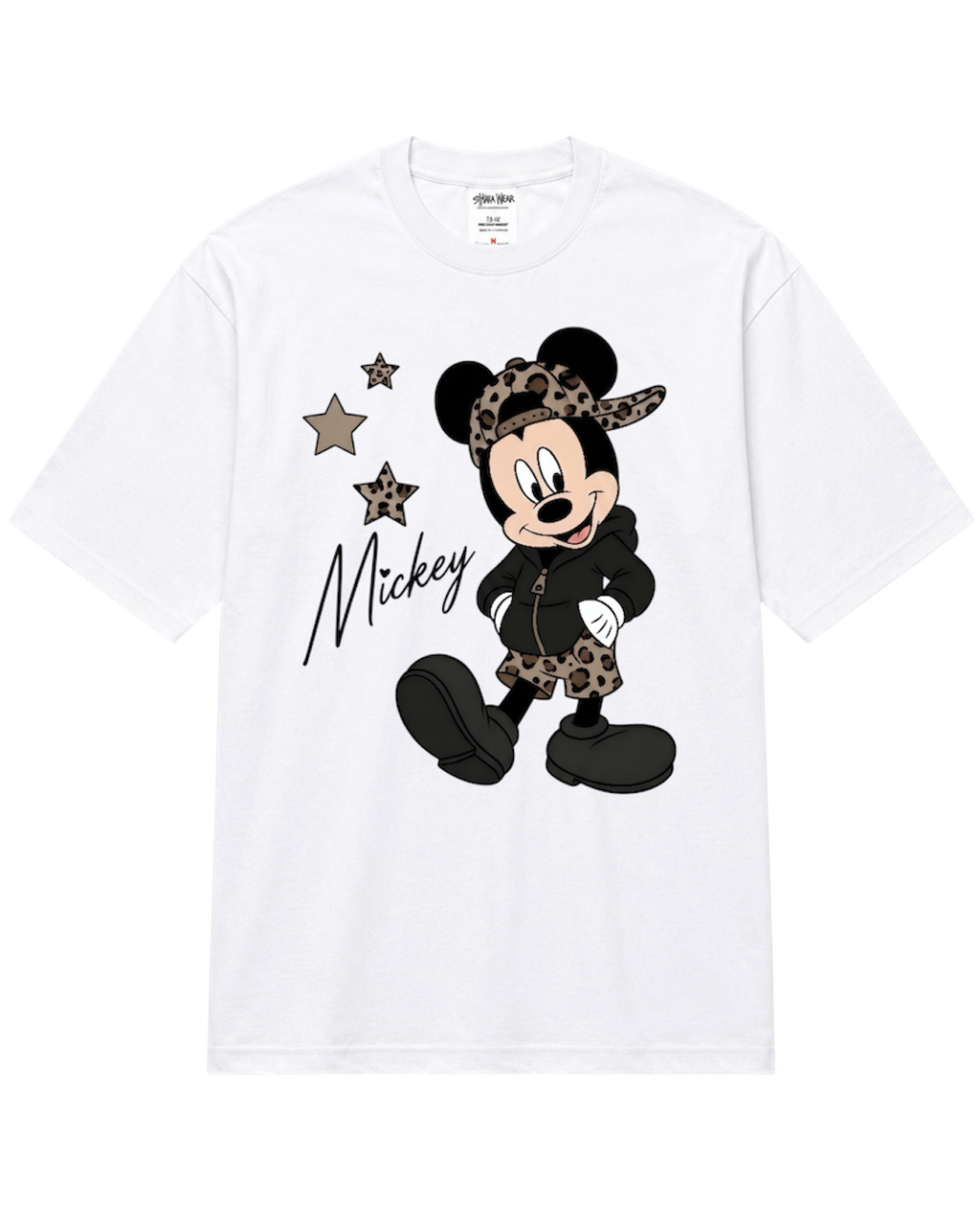 cheetah mickey tee
