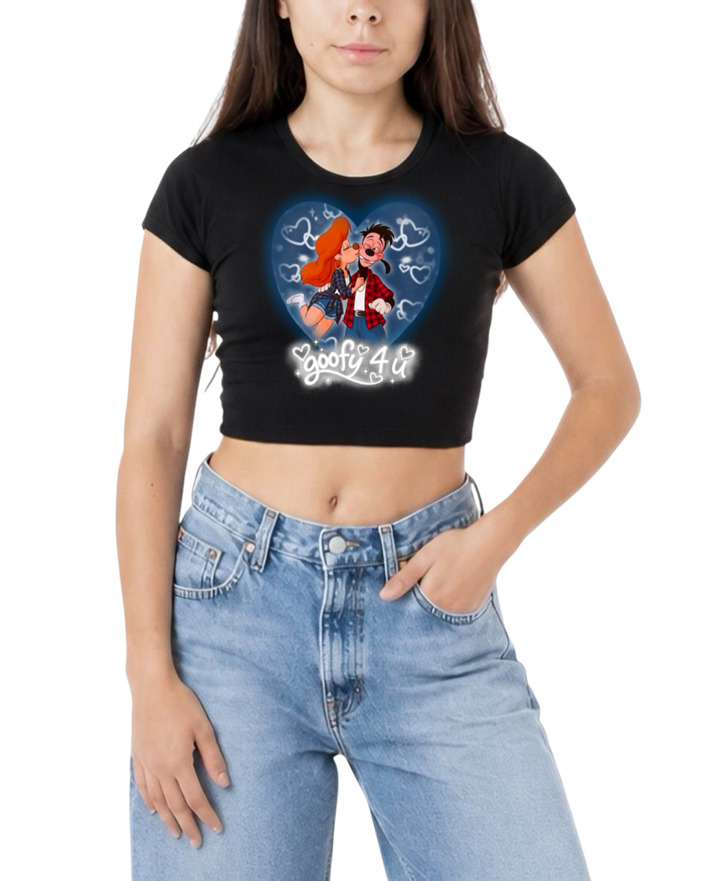 “goofy 4 u” crop top