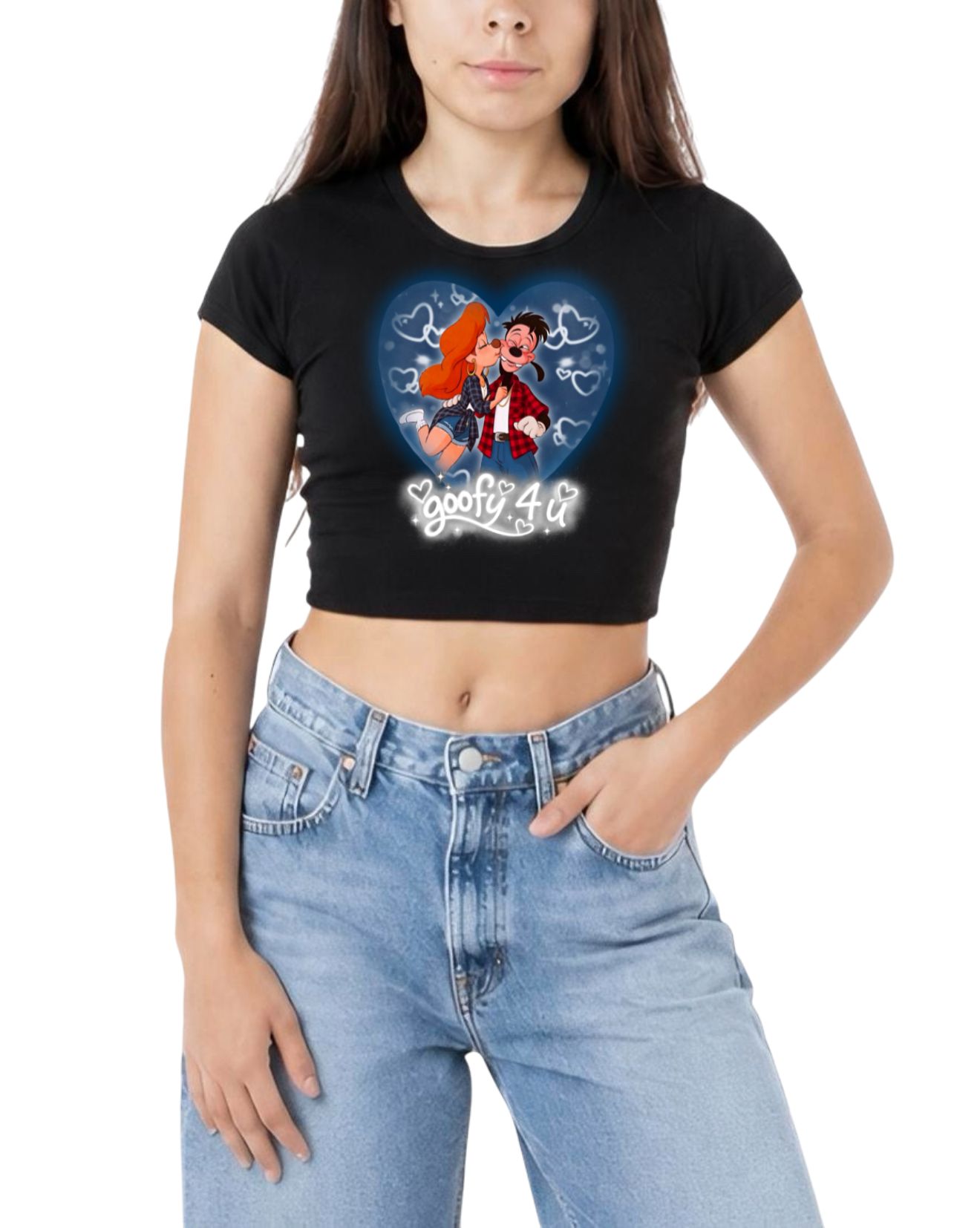 “goofy 4 u” crop top