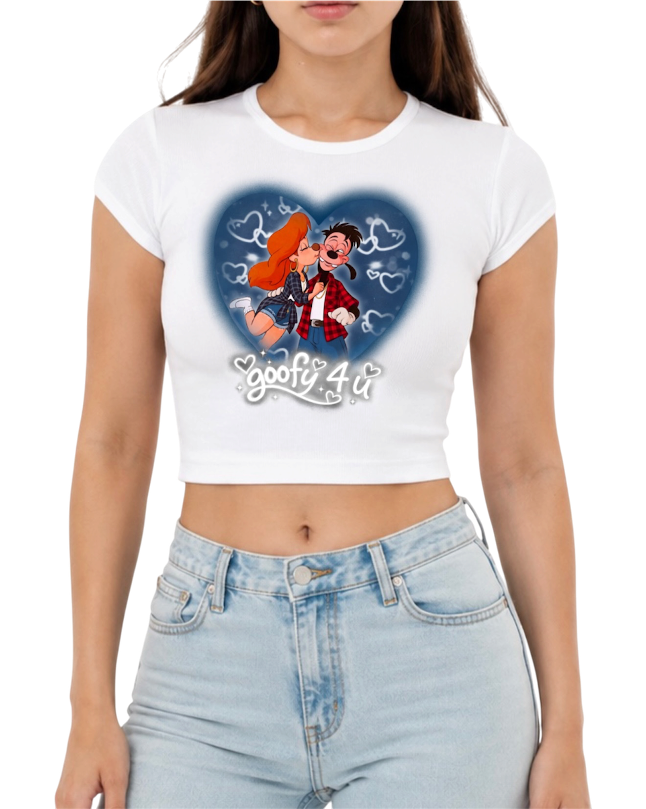 “goofy 4 u” crop top