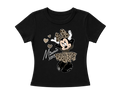 cheetah minnie women’s fitted tee