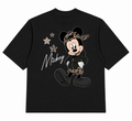 cheetah mickey cropped tee