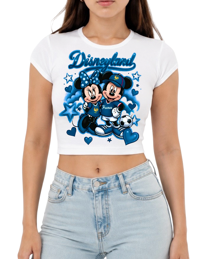 team france crop top