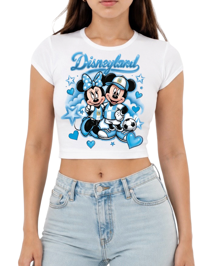 team argentina crop top