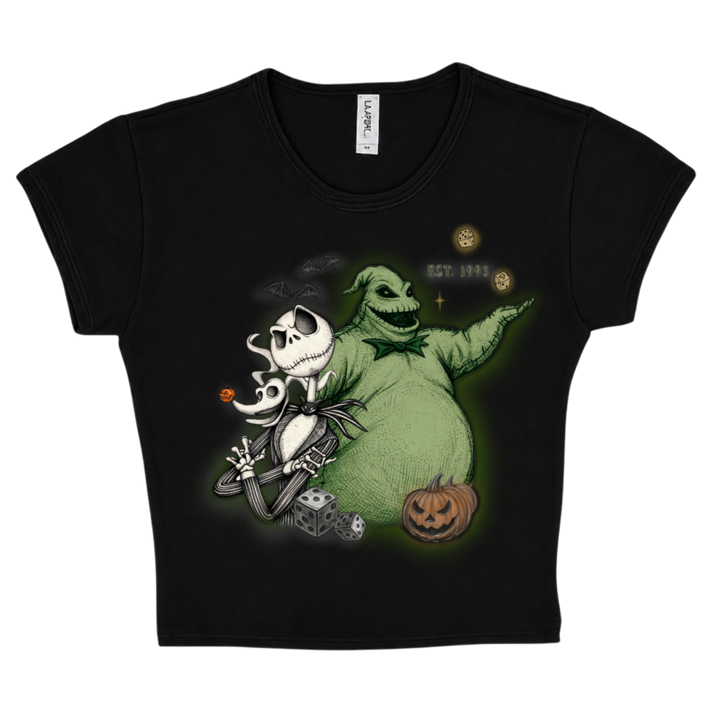 jack x oogie crop top