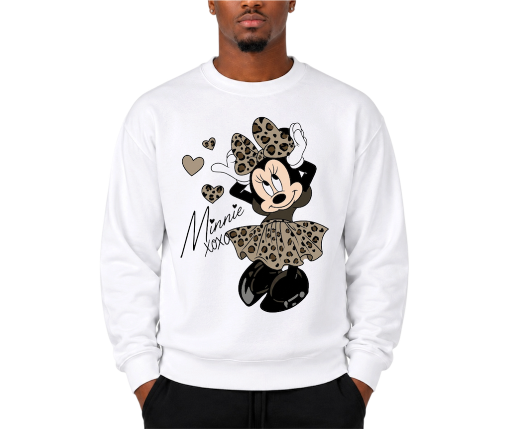 cheetah minnie crewneck