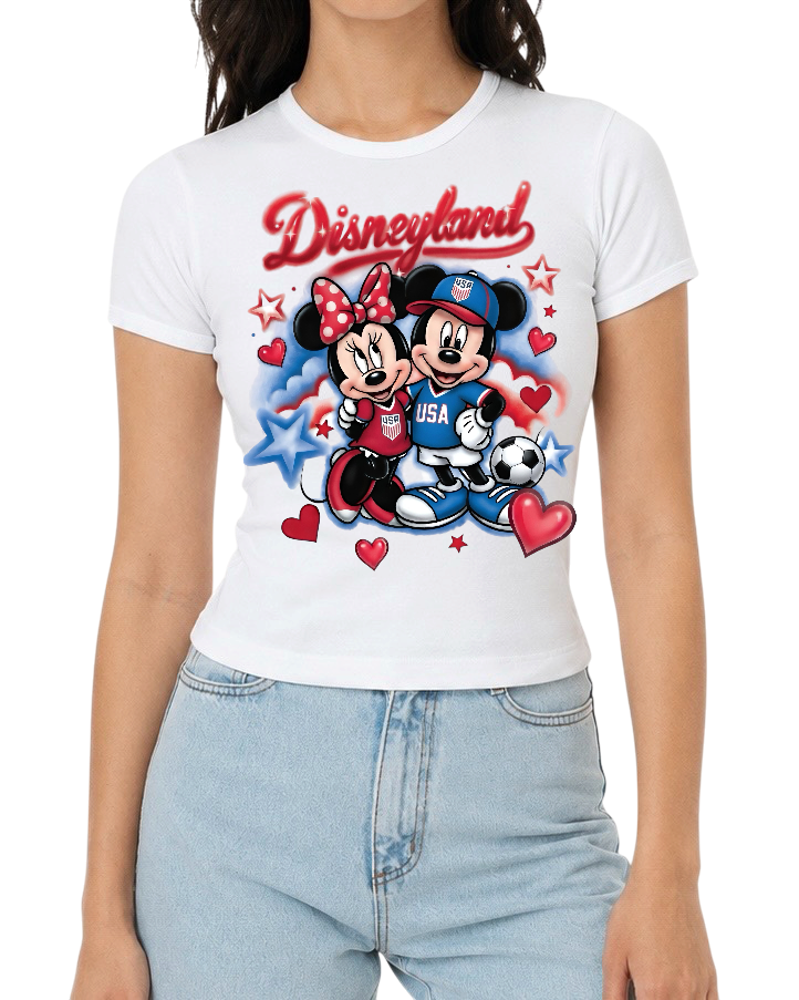 team usa women’s fitted tee