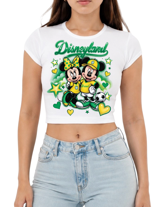 team brazil crop top