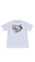 mickey & minnie black airbush t-shirt