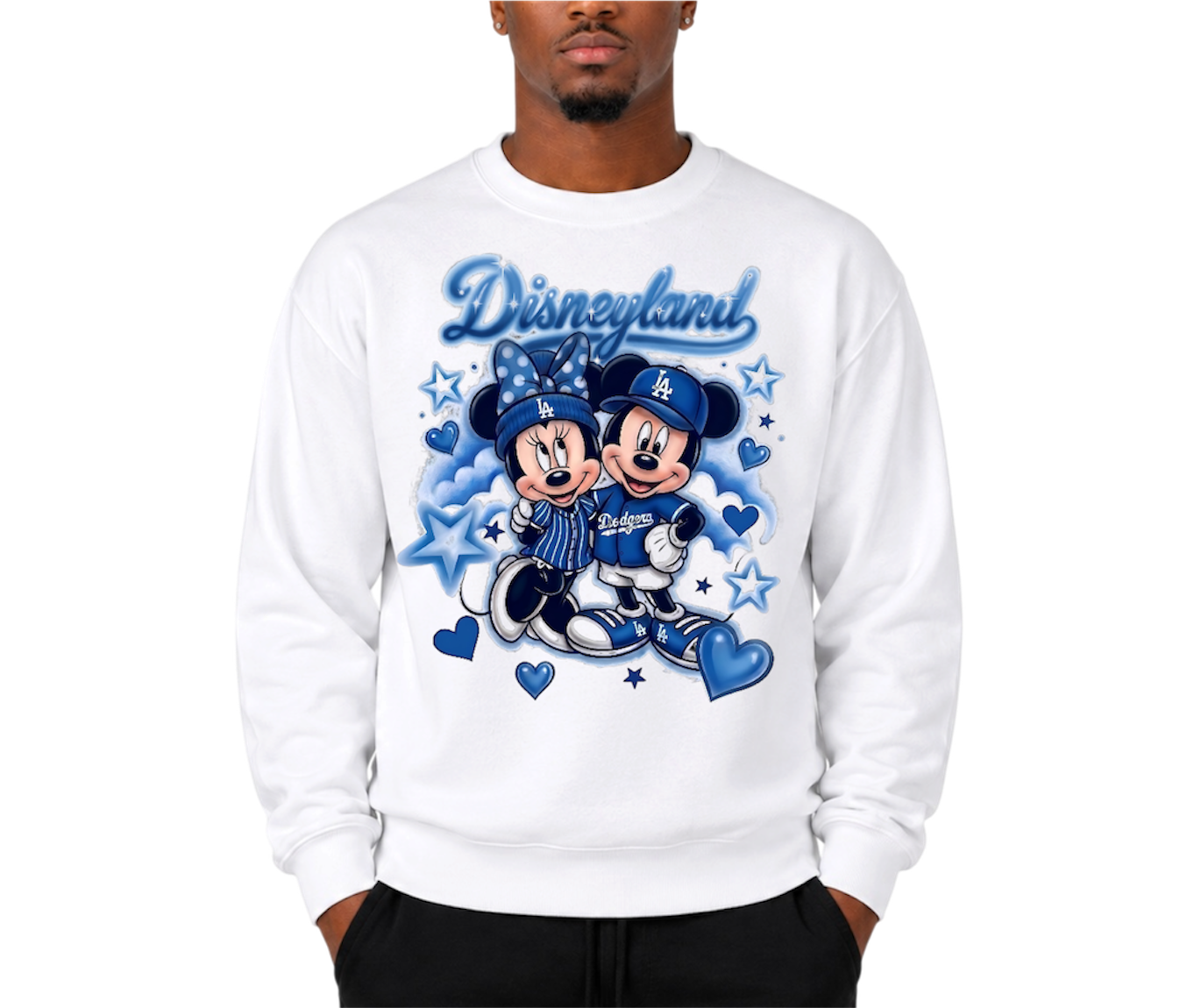 disney x dodgers crewneck