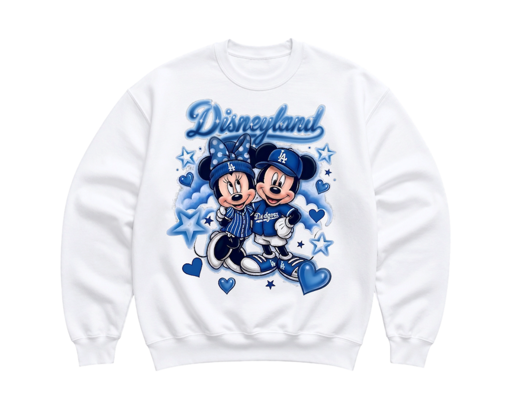 disney x dodgers crewneck