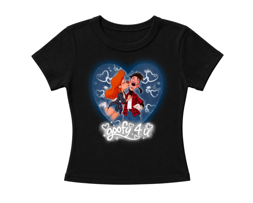 “goofy 4 u” women’s fitted tee