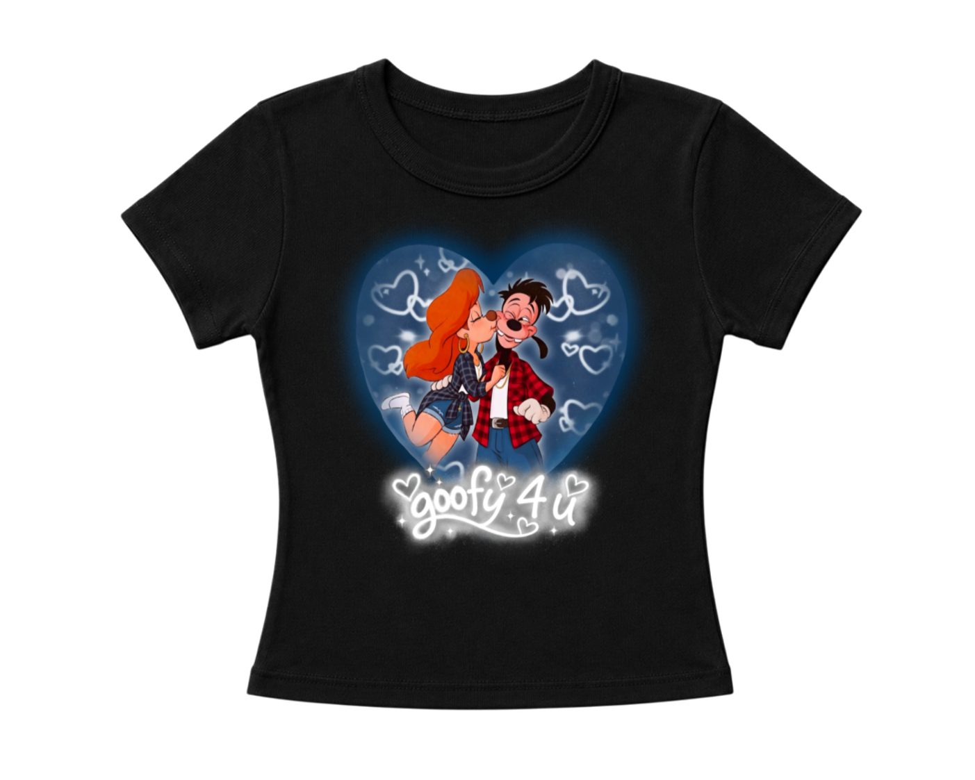 “goofy 4 u” women’s fitted tee