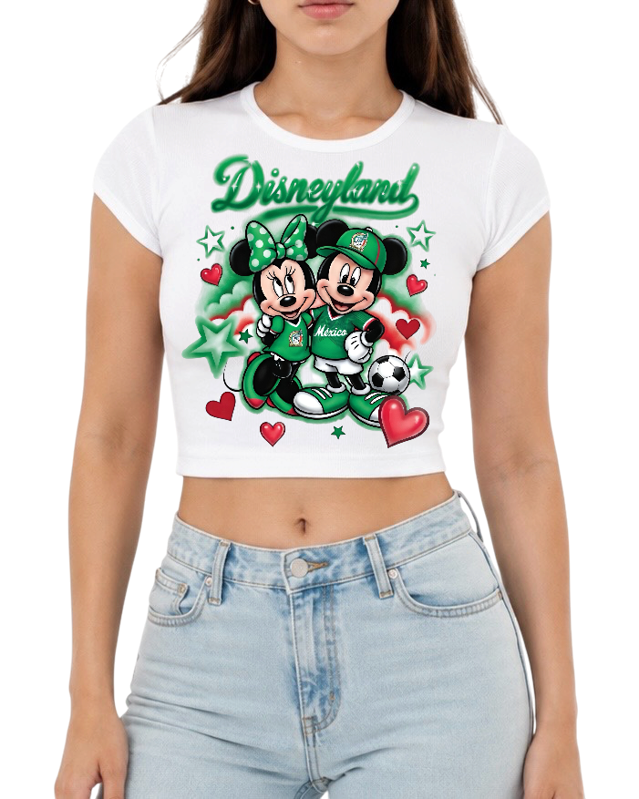 team mexico crop top