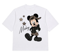 cheetah mickey cropped tee