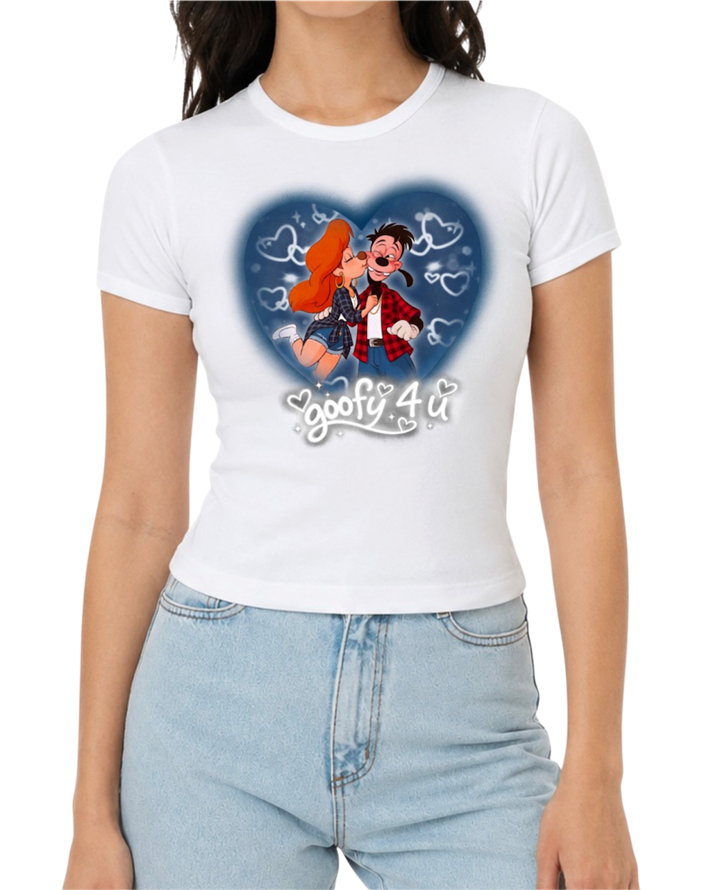 “goofy 4 u” women’s fitted tee