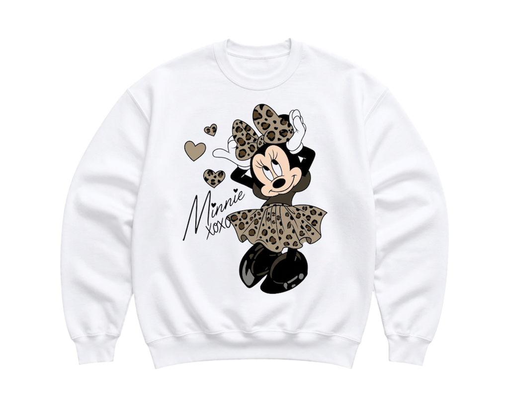 cheetah minnie crewneck