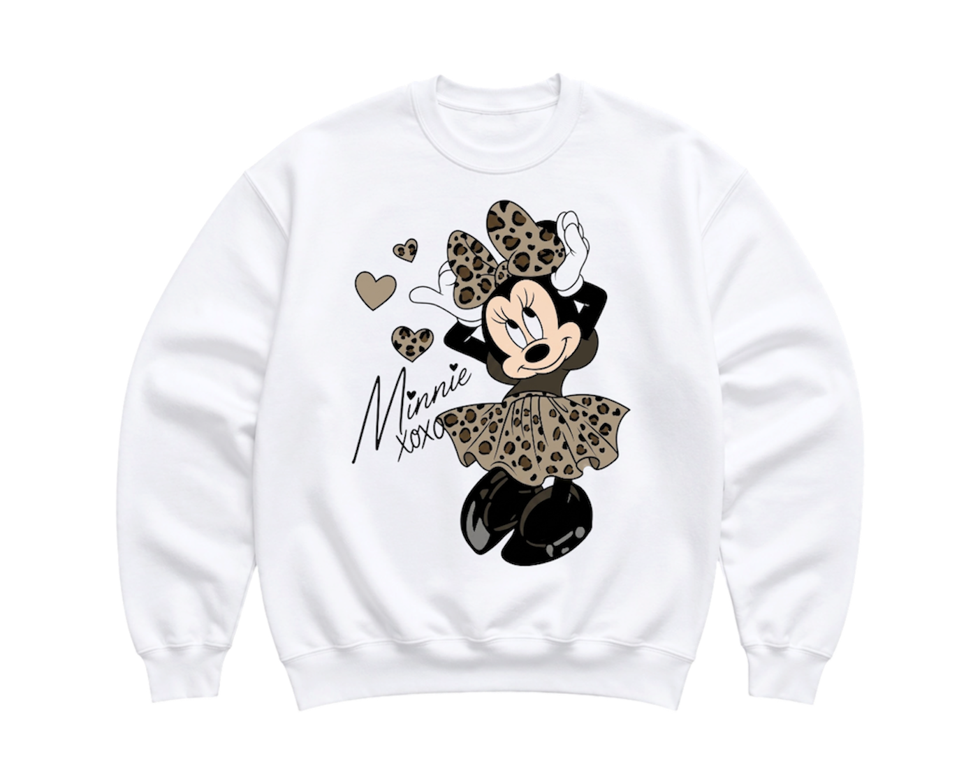 cheetah minnie crewneck