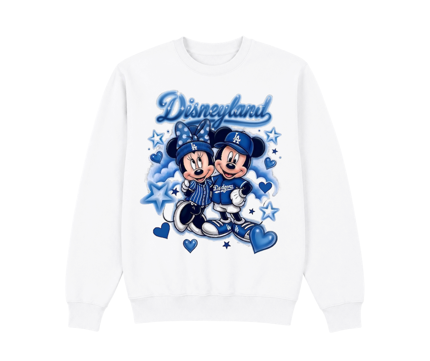 kids disney x dodgers crewneck