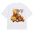 “stuck on you” cropped tee