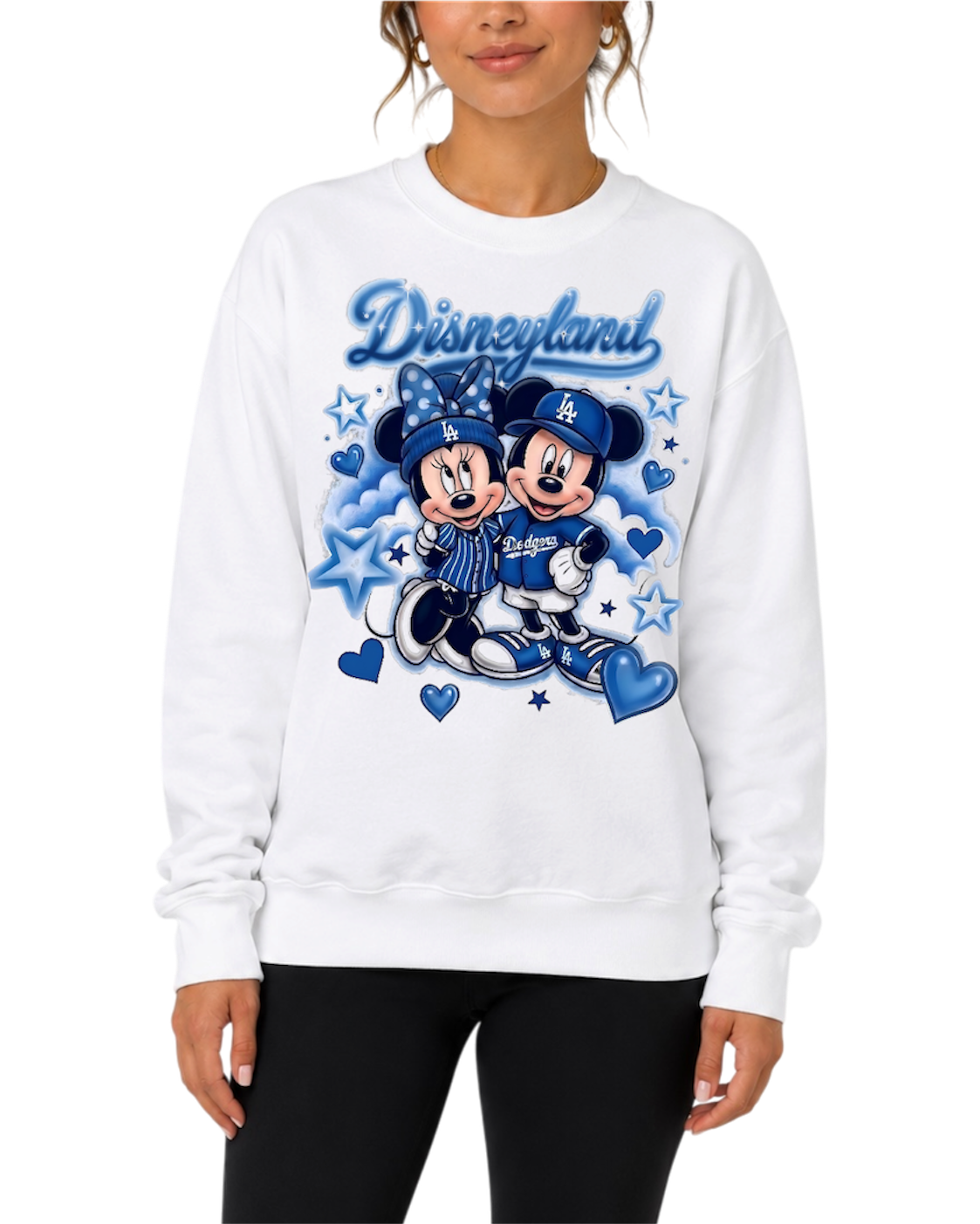 disney x dodgers crewneck