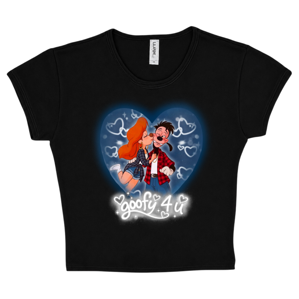 “goofy 4 u” crop top