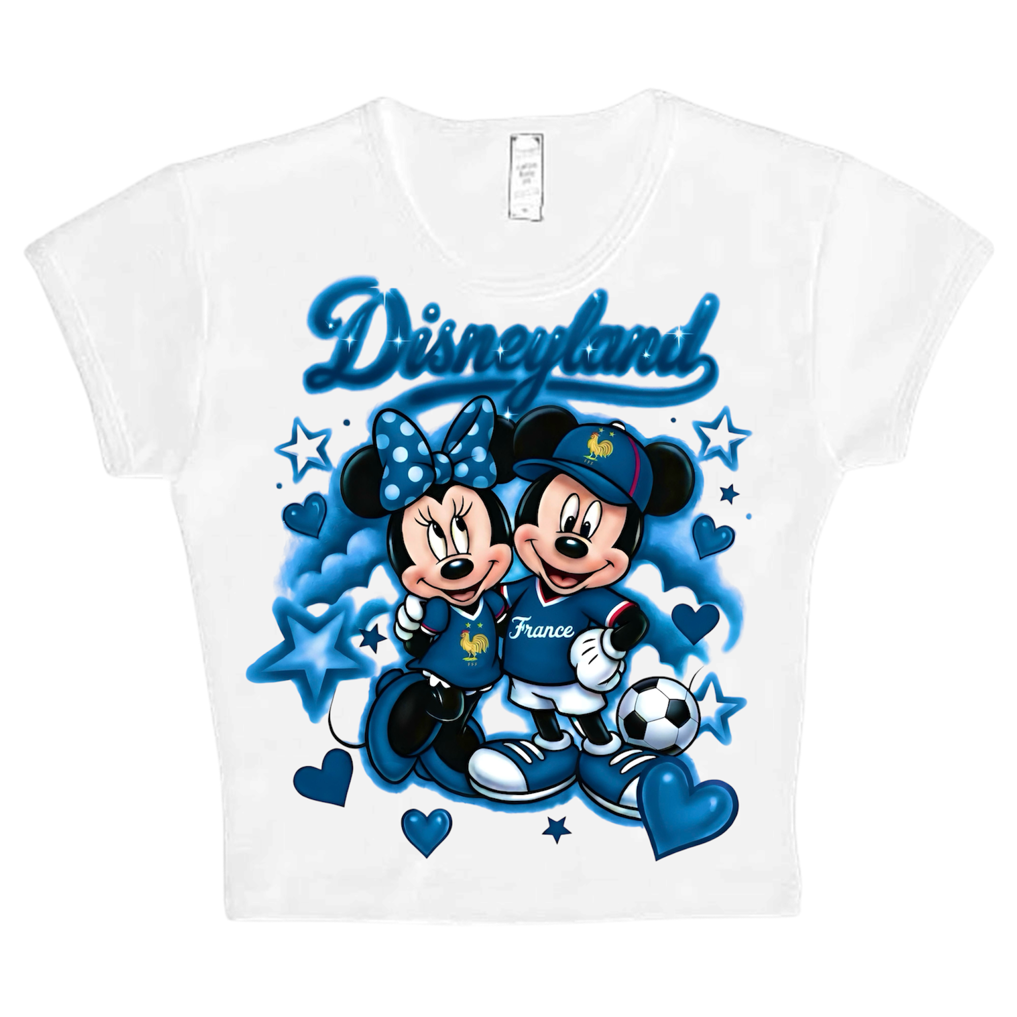 team france crop top