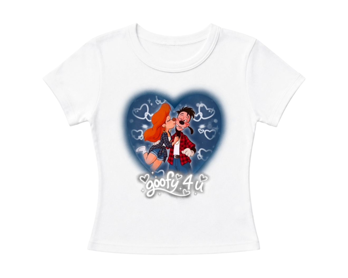 “goofy 4 u” women’s fitted tee