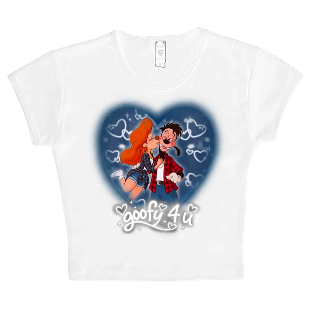 “goofy 4 u” crop top