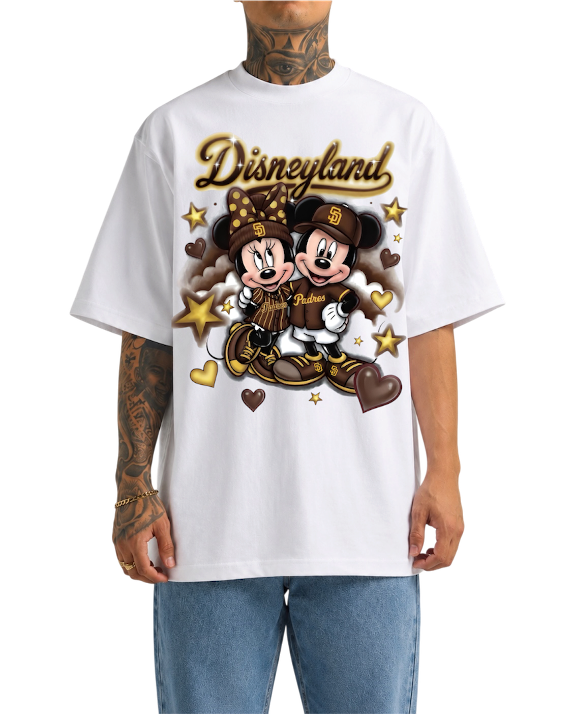 disney x padres tee
