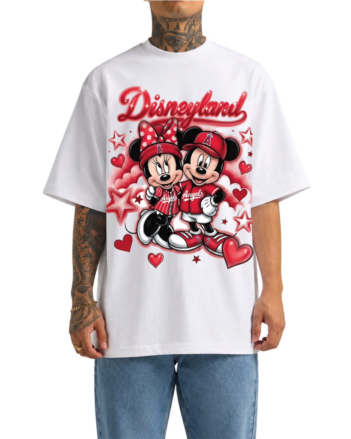 disney x angels tee