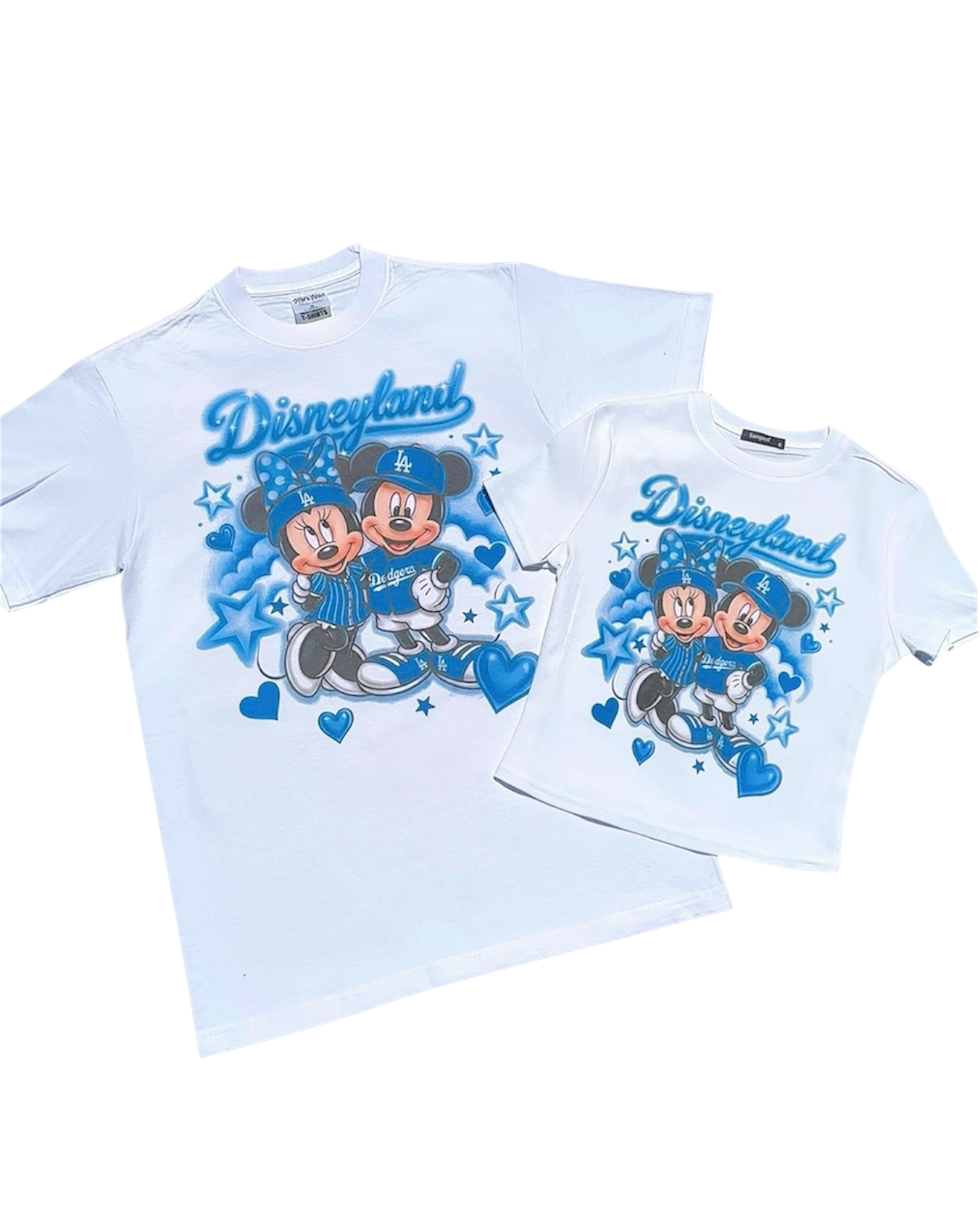 mickey & minnie x dodgers women’s crop top
