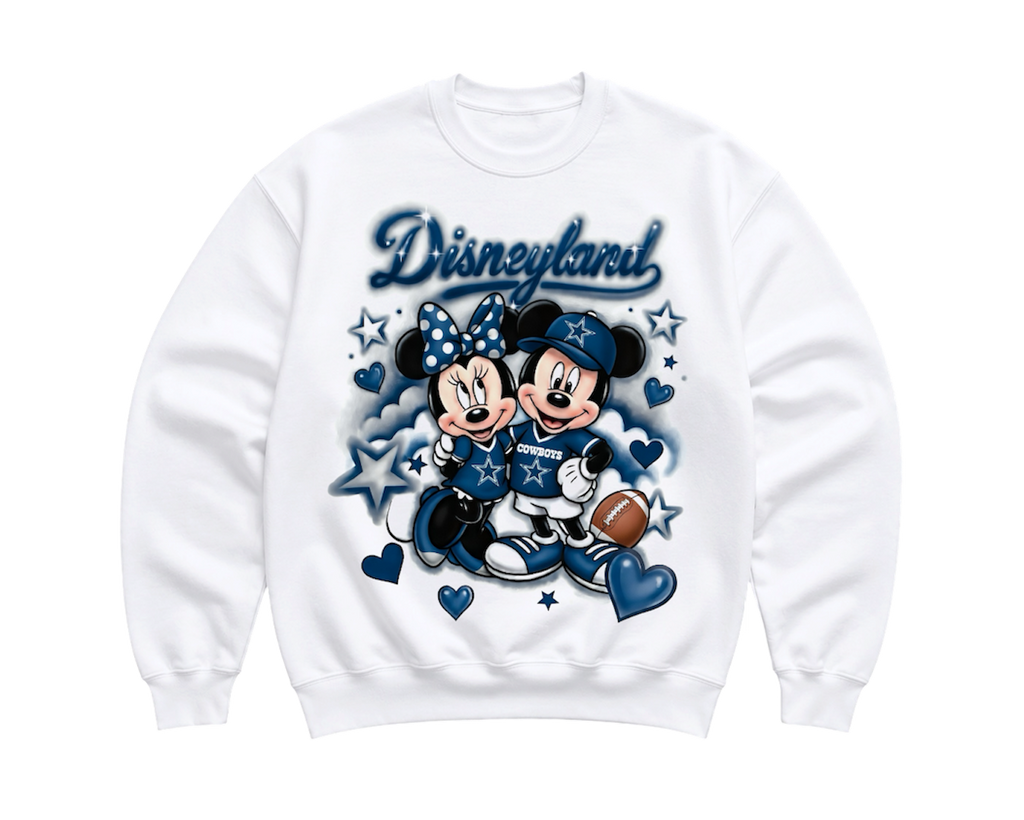 disney x cowboys crewneck