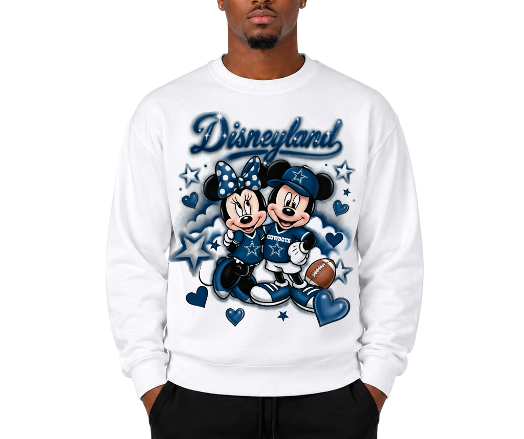 disney x cowboys crewneck