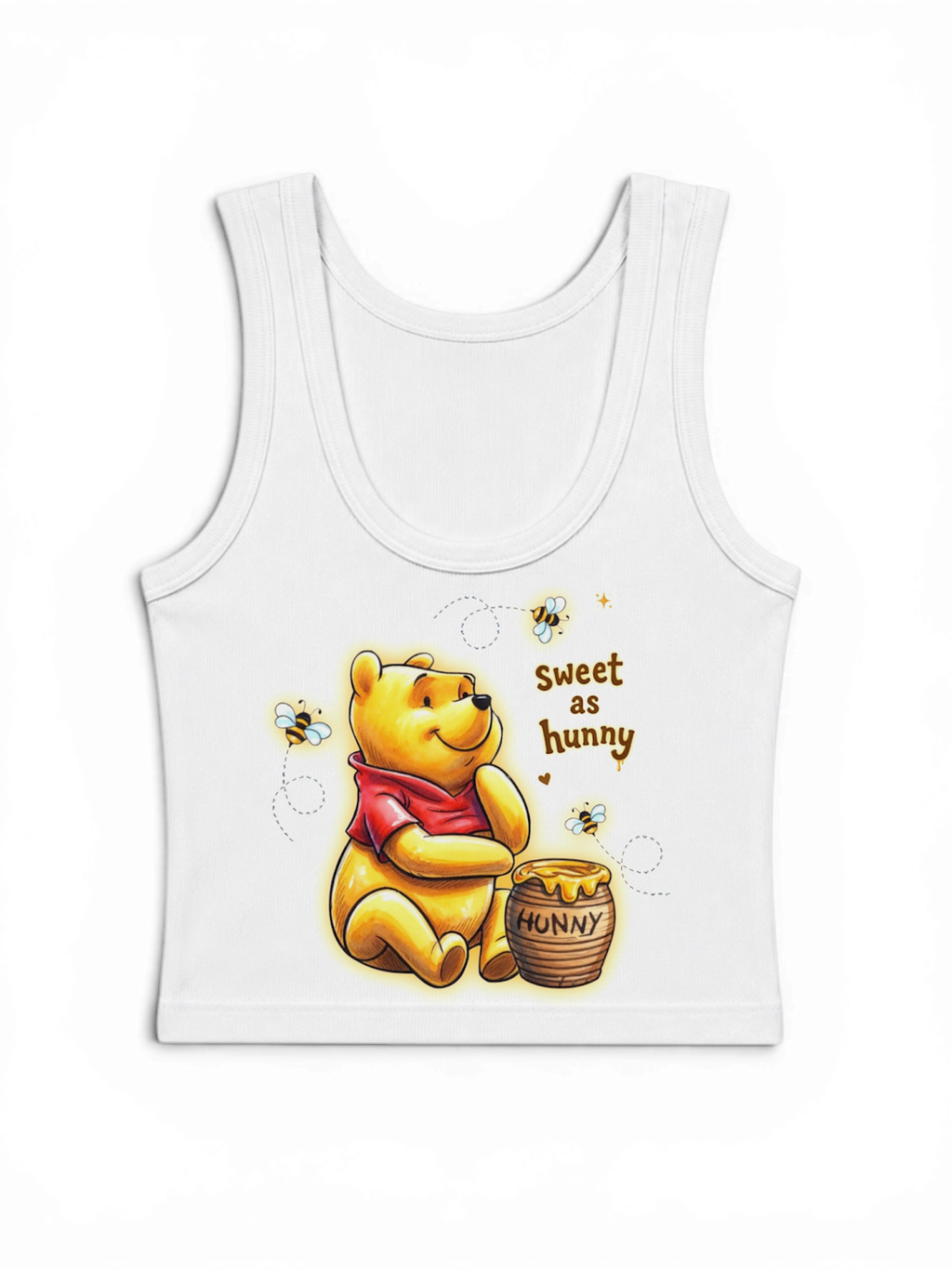 “sweet as hunny” crop tank