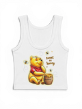 “sweet as hunny” crop tank