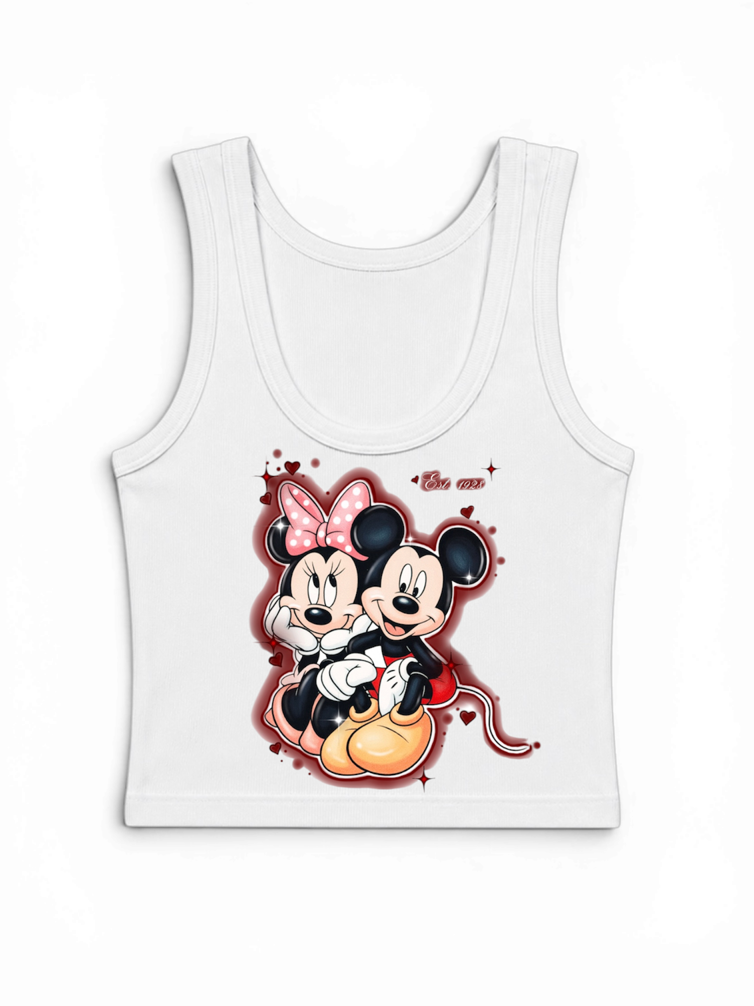 sweethearts crop tank