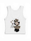 cheetah minnie crop tank
