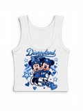 disney x dodgers crop tank