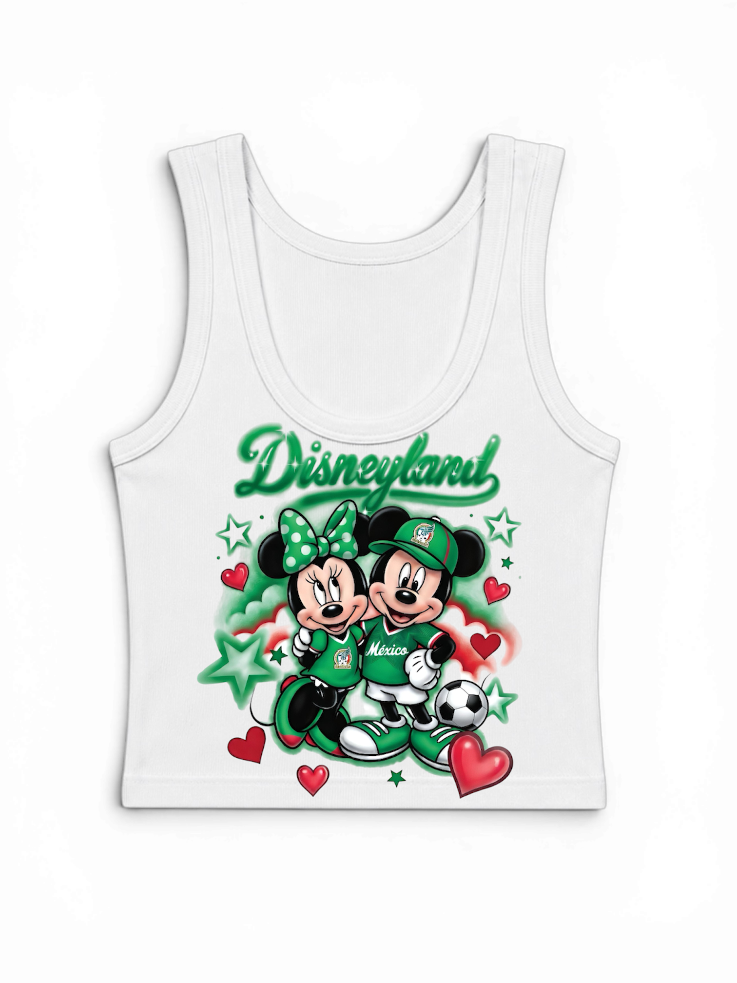 team mexico crop tank