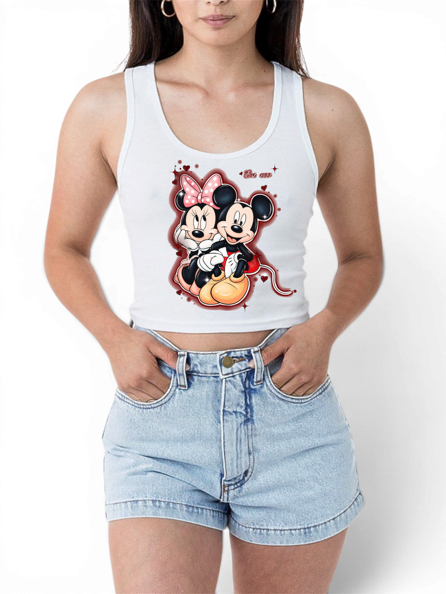 sweethearts crop tank